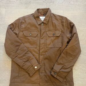 tentree Men's Tan Shirt Jacket